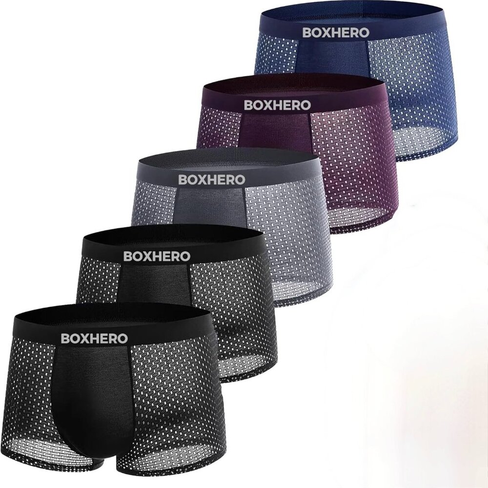 BOXHERO. MEN'S Underwear. 5 pair NEW